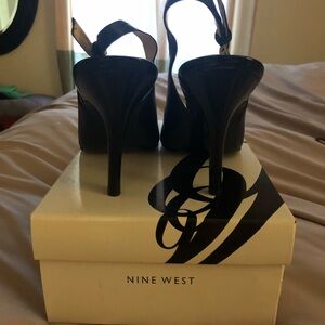 Nine West Black Stiletto Heels